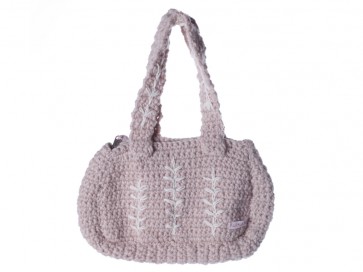 EN GRY OG SIF Tasche CROCHET altrosa