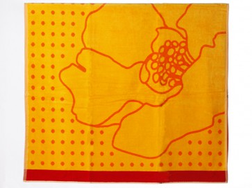 SCHLOSSBERG Strandhandtuch orange