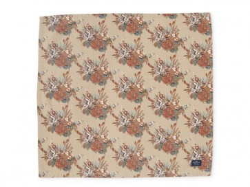 LEXINGTON Stoffserviette PRINTED MULTI FLOWER COTTON NAPKIN, beige, 50 x 50 