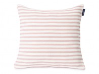LEXINGTON Kissenhülle BLOCK STRIPED RECYCLED COTTON TWILL PILLOW COVER, Pink, 50 x 50
