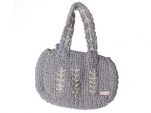 EN GRY OG SIF Tasche CROCHET blau