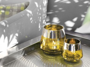 FINK LIVING Teelichthalter JONA gelb