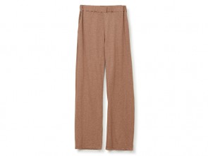 LEXINGTON Damen-Pyjama LILIAN COTTON MODAL PAJAMA SET, Beige Melange, Größe M