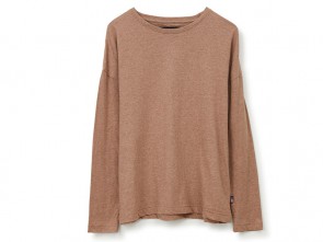 LEXINGTON Damen-Pyjama LILIAN COTTON MODAL PAJAMA SET, Beige Melange, Größe M