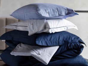 LEXINGTON Perkalbettwäsche HOTEL PERCALE White/Blue