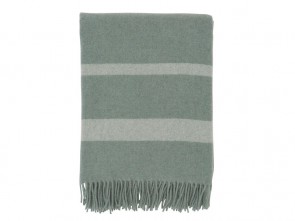 LEXINGTON Wollplaid HOTEL WOOL THROW, Farbe Green/White