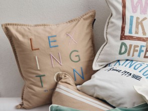 LEXINGTON Kissenhülle LOVE DIFFERENT ORGANIC COTTON TWILL PILLOW COVER, 50 x 50